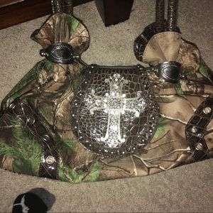 Real tree camp purse